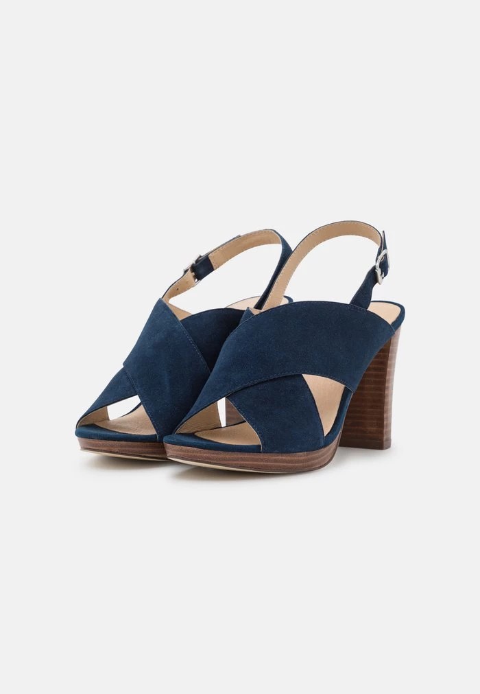 Sandale ANNA FIELD Anna Field Cuir Bleu Marine Femme | CTF-0233448